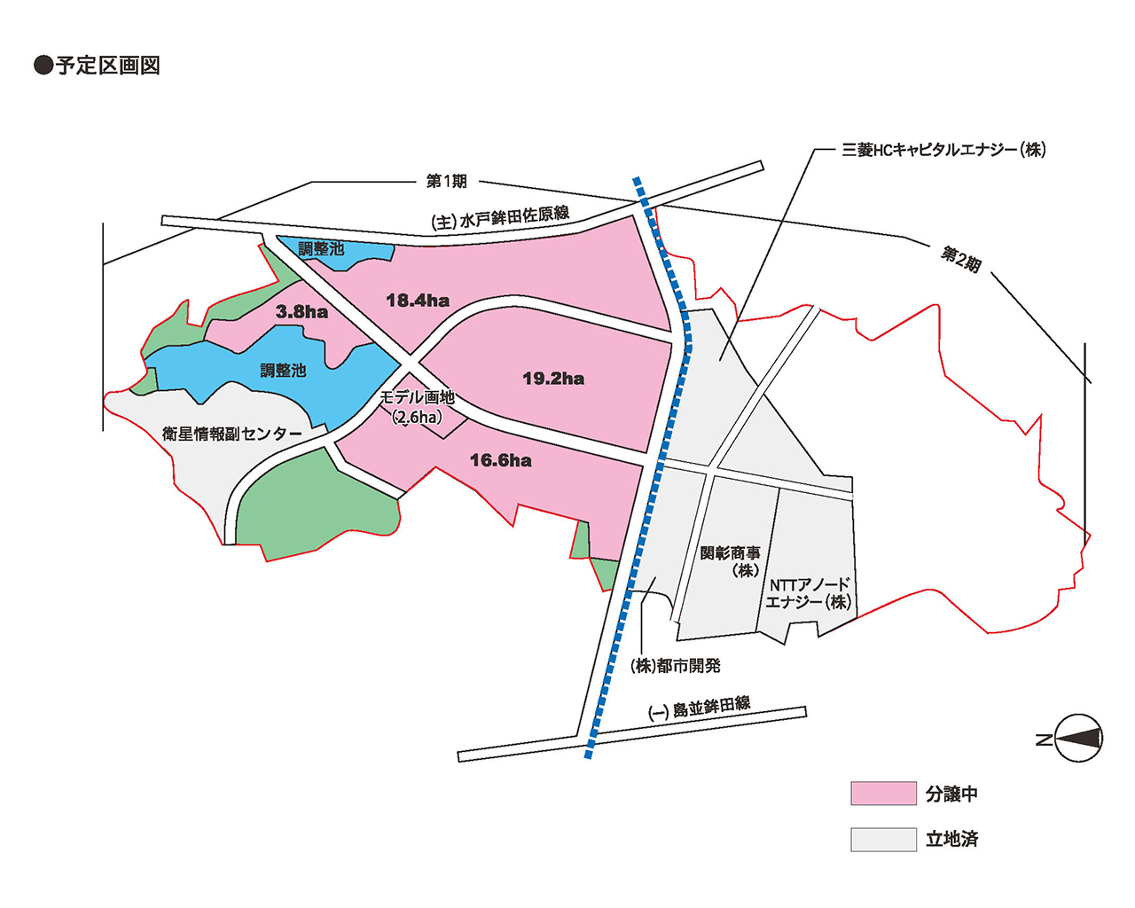 北浦複合団地区画図